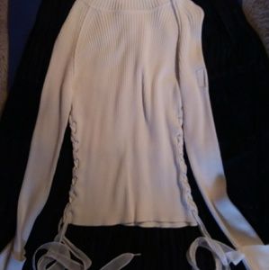 DKNY cream-colored sweater